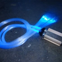 [Seven Neon] DHL 0,75 мм Диаметр 2700 м/рулон PMMA волоконно-оптический кабель конец свечение для украшения engie освещение