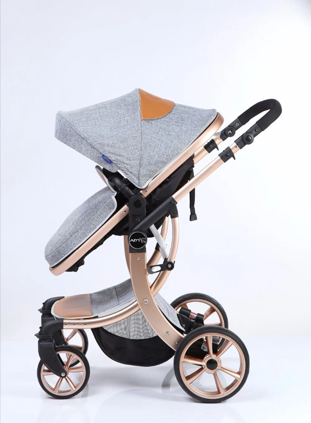 Четыре колеса коляска Алюминиевая детская коляска складные 3C коляски для новорожденных ombrelle poussette plegable Горячая прогулочная коляска качество
