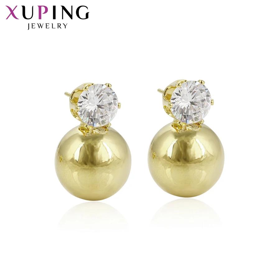 

Xuping Fashion Earrings Charm Style Light Yellow Gold Color Plated Studs for Women Jewelry Party Gift S78,5-94353