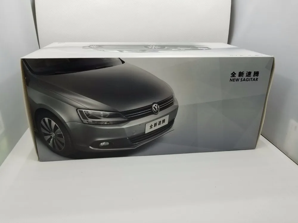 1:18 литая под давлением модель для Volkswagen VW Sagitar 2012 ЕВРО Jetta MK6 игрушечный автомобиль из черного сплава миниатюрная Коллекция подарков