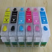 Einkshop 1 комплект пустой перезаправляемый картридж T0981 T0992-T0996 для Epson 700 800 710 810 600 725 835 837 730 с arc чип