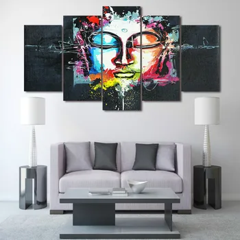 

Buddha Modern Poster Wall Art Canvas Painting Nordic Wall Pictures for Living Room Decor Mural Decoration Picture Giclee Print