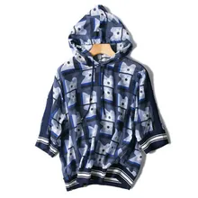 Женская модная шелковая футболка в горошек с капюшоном, весна-осень, футболки с коротким рукавом синего цвета, 2 цвета, M/L, розничная и