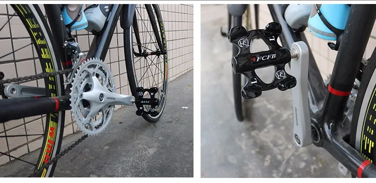 2017 fcfb 全碳纤维自行车脚踏板 超轻 ud 亮光 300g