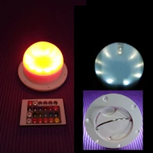 120 мм 12RGB+ 9 белый светильник с прямой зарядкой 2000 мАч, работающий от литиевой батареи, 24 ключа, светодиодный светильник с дистанционным управлением, источник,, 10 шт./лот