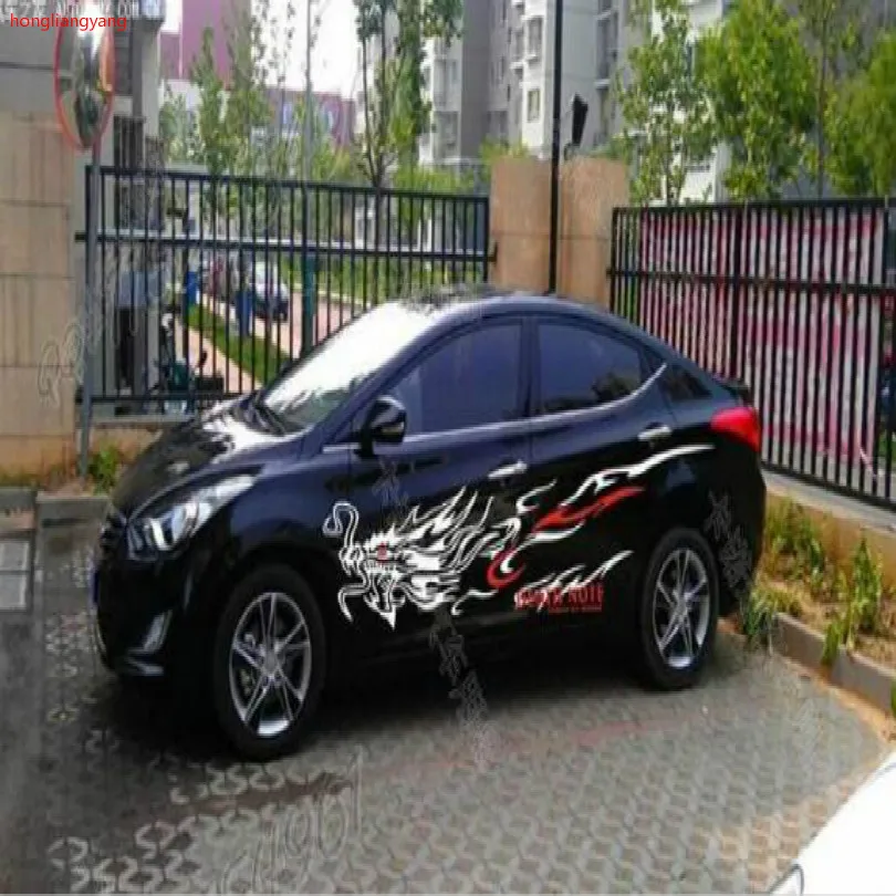 

SUV sedan universal pvc car stickers waterproof car sticker for whole body free shipping
