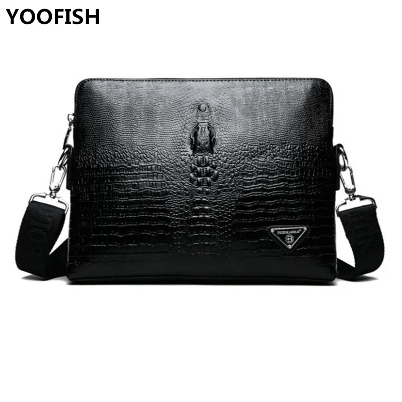

New arrivals Luxury Leather Men Bag Designer High Quality Shoulder Bag Male Fashion Crossbody Bag Crocodile Man Bag Messenger