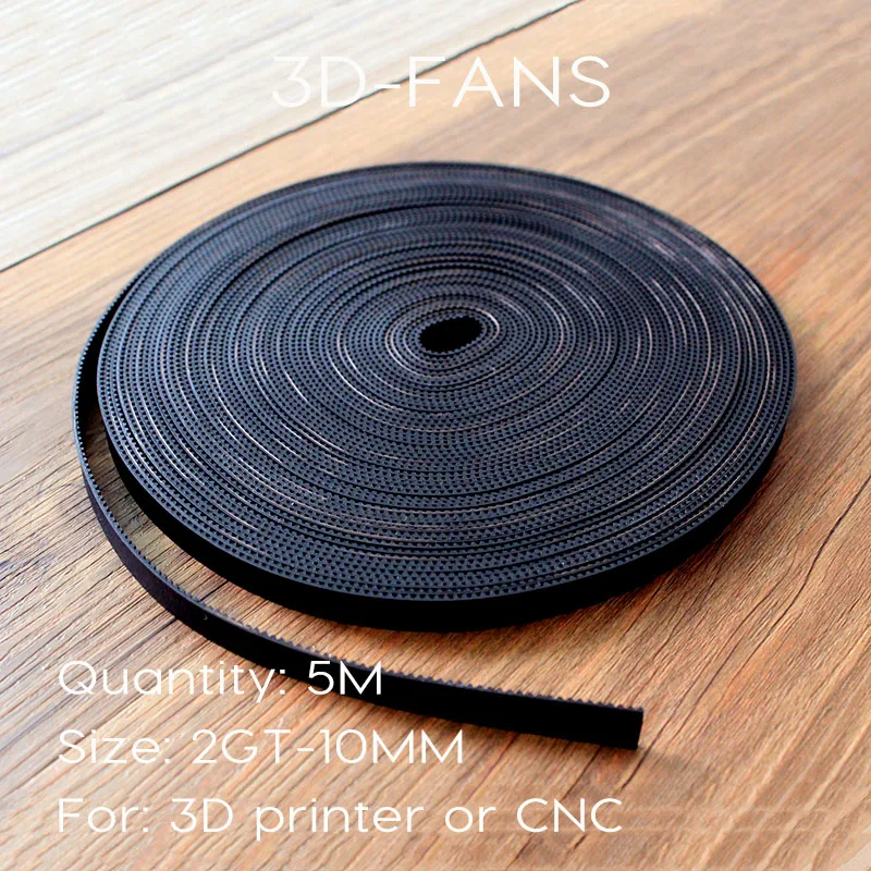 Hot sale 5meter GT2 10mm Open Timing Belt Width 10mm GT2 Belt GT2 10mm for 3D