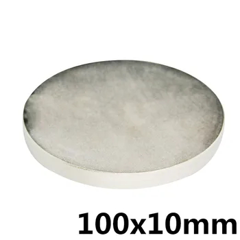 

1PC 100x10 mm N35 Powerful Super Strong Magnet Round Rare Earth Permanent Neo Neodymium Magnet100mmX10