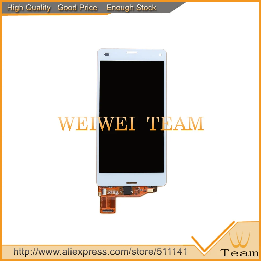 

Replacement For Sony Xperia Z3 compact LCD Z3 mini LCD D5803 D5833 Lcd Screen Digitizer +Touch Front Assembly