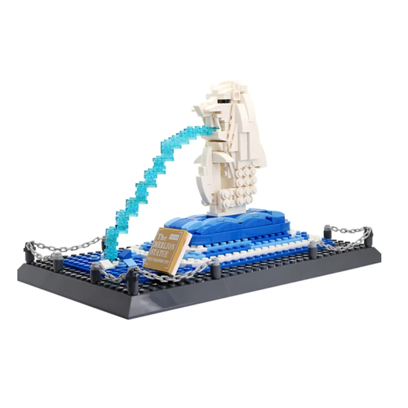 Wange 4218 серия создателей модель Merlion Набор строительных блоков классическая