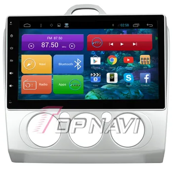 

Topnavi 10.2" Quad Core Android 6.0 Car GPS Navigation for Focus 2 Manual Autoradio Multimedia Audio Stereo,NO DVD In Dash
