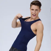 Мужская Нижняя майка Мужской жилет без рукава майки однотонный Повседневный Топ