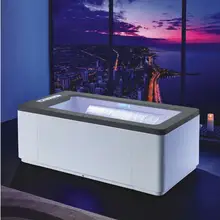 1700 мм водоромага сёрфинга цветная лампа пузырьковая Ванна гидромаска для ванной, Каскадный кран NS1101