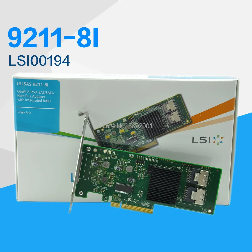 FANMI SAS 9211-8I LSI00194 RAID0.1.1E.10 HBA SATA SFF8087 6Gb PCI-E 2.0 x8 Controller Card Cable not included | Компьютеры и офис