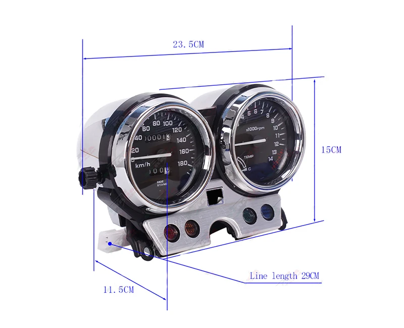 Инструмент в сборе измерительные приборы метр кластер спидометр одометр тахометр ДЛЯ Honda CB400 1992 1993 1994 92 93 94 CB 400