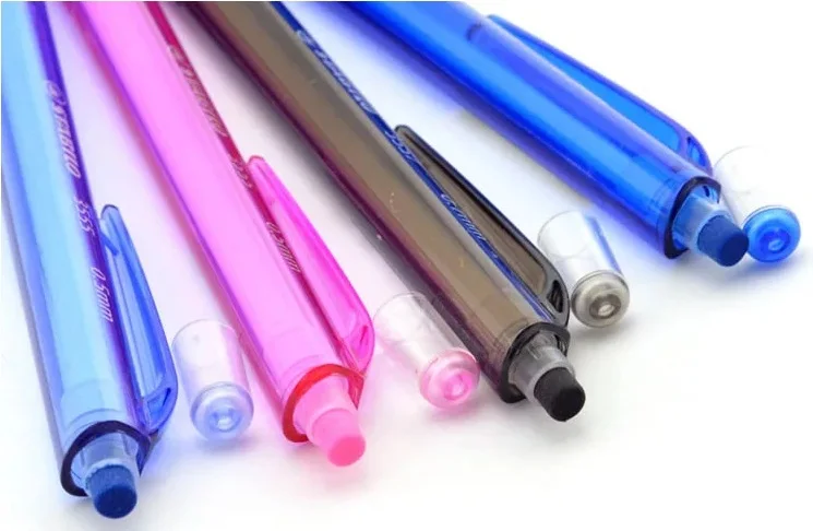 Stabilo pen 3557 /3555 прозрачный механический карандаш 0 7/0 5 коррекция треугольника|pencil