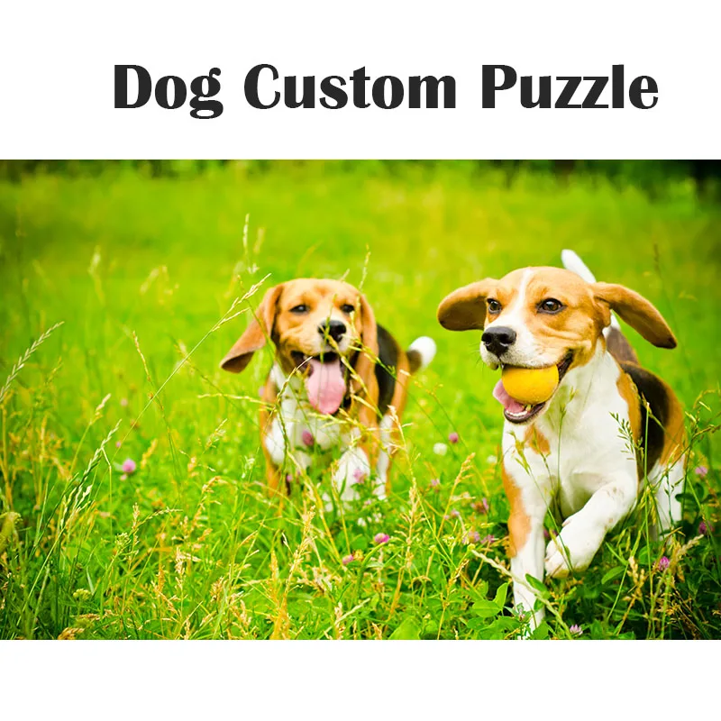 Подарки для взрослых деревянная собака на заказ фото головоломка для детей животные деревянные пазлы игрушки Интеллект Дети Ранние развивающие игрушки - Цвет: 1000Pcs