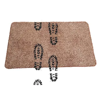 

Indoor Super Absorbs Doormat Latex Backing Non Slip Door Mat for Small Front Door Inside Floor Dirt Trapper Cotton Entrance Rug