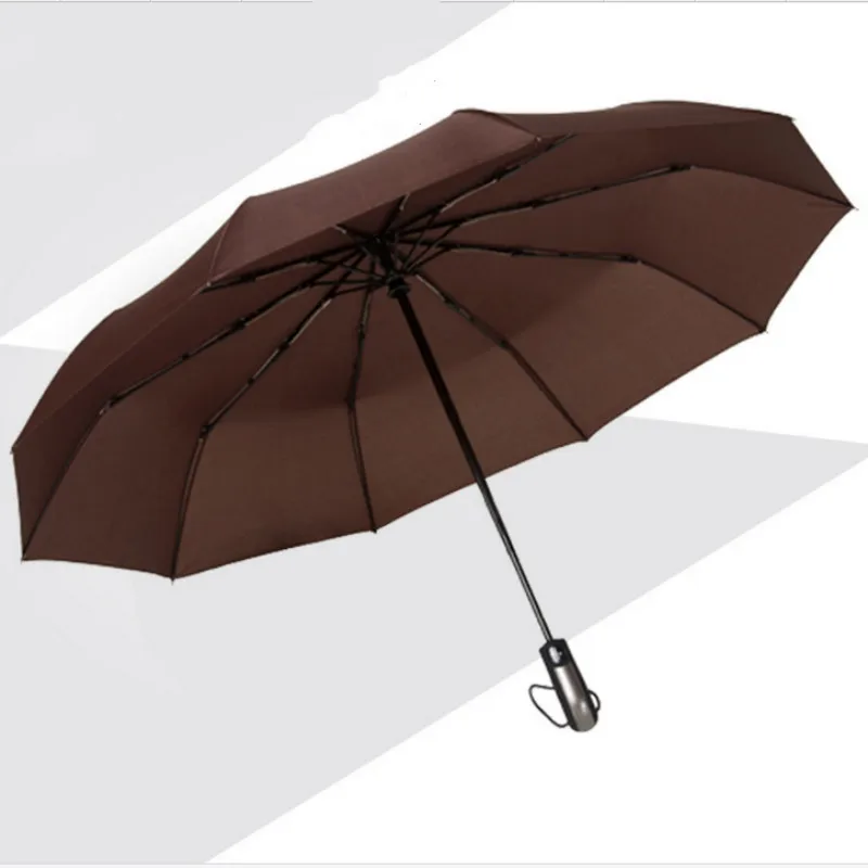 Wind Resistant Three Folding Automatic Umbrella Rain Women Auto Luxury Big Windproof Umbrellas Men Frame Windproof 10K Parasol - Image 4