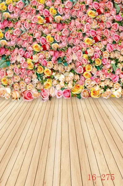 SHENGYONGBAO Художественная ткань на заказ фотографии фоны цифровая печать Цветочный Тема фото студия вертикальный фон 16-275