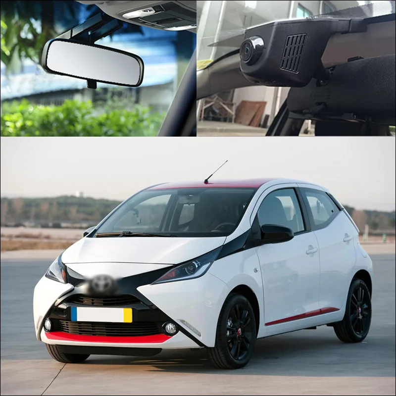 Bigbigroad для Toyota Aygo Автомобильный видеорегистратор FHD 1080P управление приложением автомобильный wifi DVR видеорегистратор g-сенсор скрытый тип