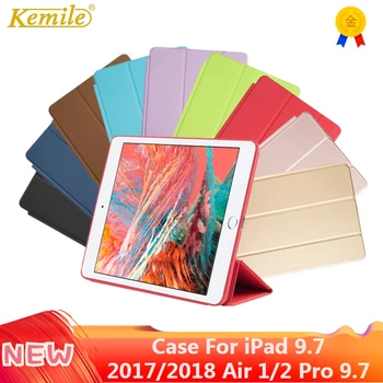 

for iPad mini 5 7.9 Case Soft Back PU Cover For iPad 6th 9.7 2017/2018 Air 1/2 Pro 9.7 Case for iPad Air 3 Pro 10.5 Pro 11 Case