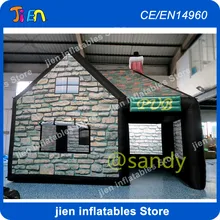 Воздуха к двери, 6*4*5 mH/20*13* 16.5ftH надувные вечерние коттеджный домик палатка/надувные Ирландский Паб Бар