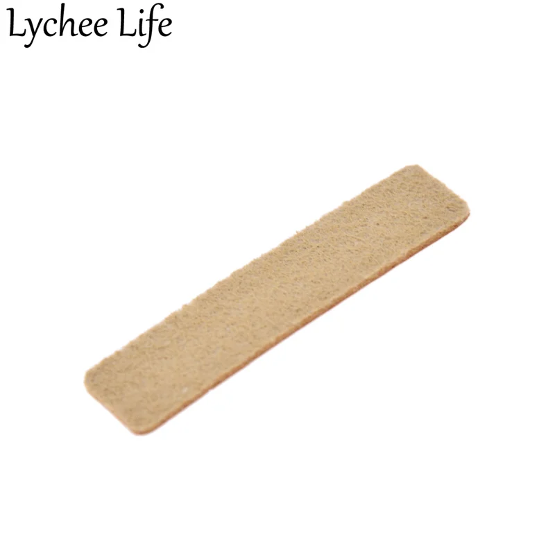 Lychee Life 50 шт. из искусственной кожи этикетка ручной работы Вышивание одежды тиснение бирки DIY с фабрики Домашняя Коллекция Новое поступление