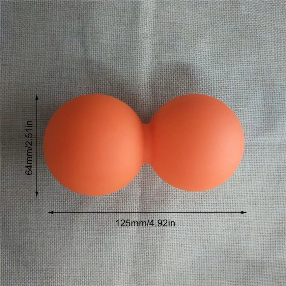 Портативный размеры Мягкие силиконовые Йога двойной Массажный мяч, фитнес расслаблять мышцы терапии товары для здоровья средства ухода за