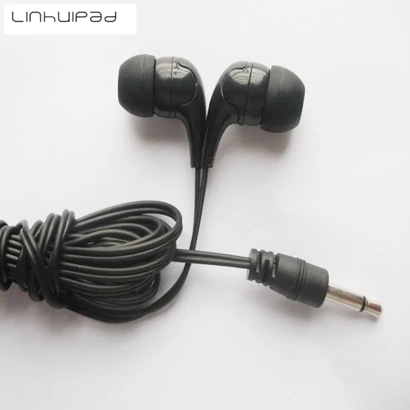 Linhuipad 5000 Pack Bulk Disposable In Ear Silicone Earphone Classroom Earbuds Low cost Mono Earbud For Hospital School Kids
