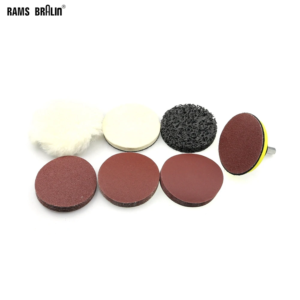 

Electric Drill 3" Grinding Polishing Buffing Wheels DIY Repair Set