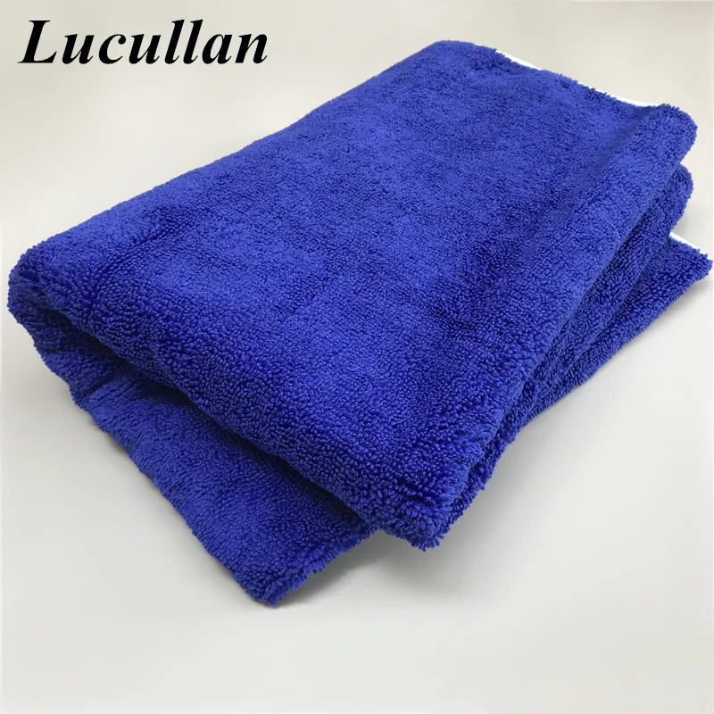 Lucullan Largest Microfiber Car Drying Towel Ultra Size 160X60CM Premium Cloth Whole Vehicles One Time Dryer