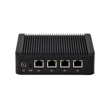4 LAN Barebone Mini PC WI-FI Qotom-Q190G4 Celeron J1900 4 ядра 2 * USB брандмауэр многофункциональный домашний маршрутизатор pfsense