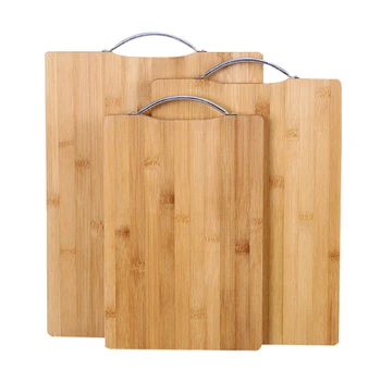 

Bamboo Chopping Boarding With Handle Kitchen Cutting Board for Meat Fruit Vegetables Durable Bead Cutting Board Kitchen Supplies