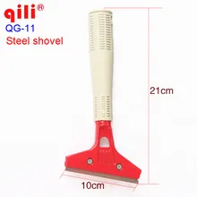 DHL Бесплатно 300 шт./упак. QILI QG-11 многофункциональный инструмент для ногтей из нержавеющей стали оконный оттенок скребок для пола скребок для чистки инструментов