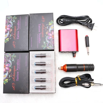 

New Arrive Cosmetics Permanent Makeup Tattoo Set with Powe Supply & Disposable Needles Complete Tattoo Kit PTM4107