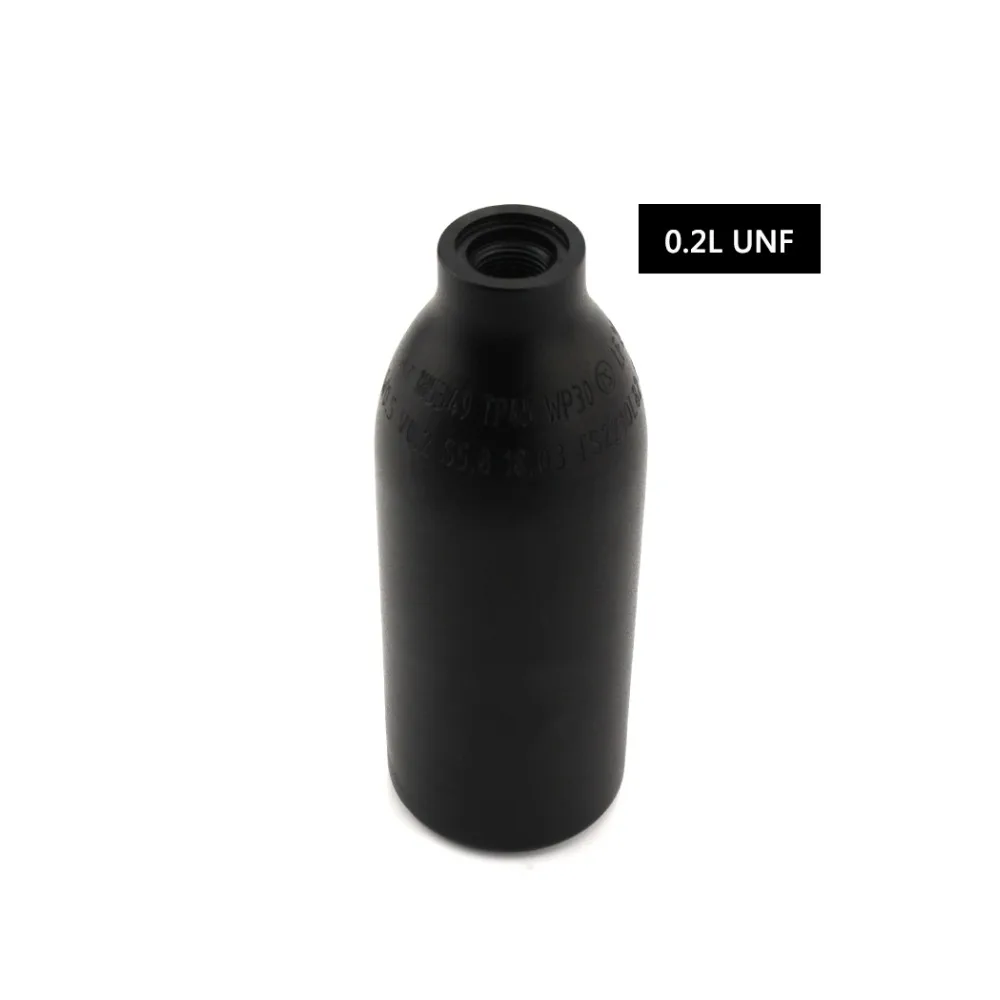 PCP Пейнтбол Airforce Airsoft 5/8-18UNF HPA цилиндр 0.2L 200cc Air Bottle 6061 алюминиевый сплав бак воздуха заправка 300bar 4500psi