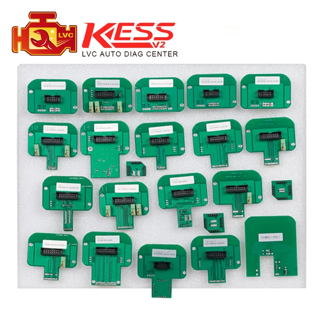 

22pcs BDM adapters For KESS V2 KTAG K-Tag KTM Dimsport BDM Probe Adapters Full Set LED BDM Frame ECU RAMP Adapters
