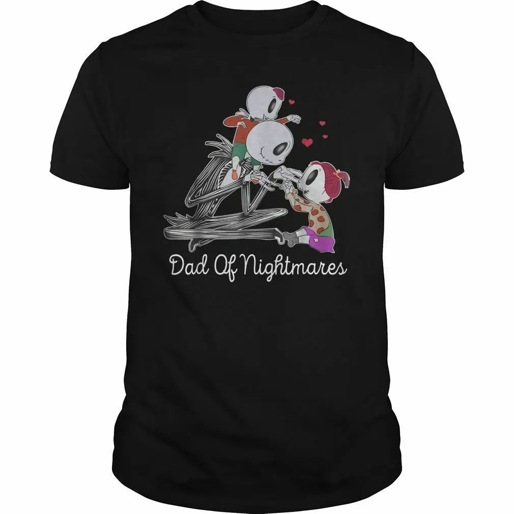 

Dad Of Nightmares Jack Skellington And One Boy One Girl T Shirt Black Men