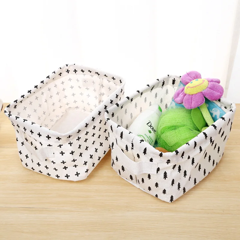

fresh table clutter basket storage case portable frame storage box cloth organize basket