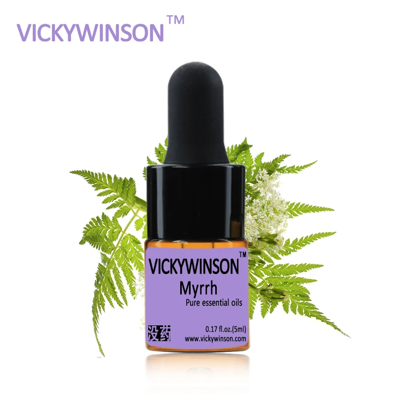 

VICKYWINSON Myrrh essential oil 5ml 100% natural sterilization Inhibit skin inflammation Remove beriberi WD25