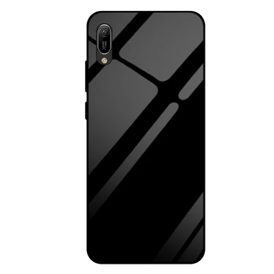 Для huawei Y6 Pro чехол из закаленного стекла жесткий чехол для телефона huawei Y6Pro корпус Y 6 Pro градиентные стеклянные чехлы - Цвет: A1