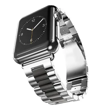 

2019 New For iWatch Series 4 3 2 1 Watchbands For Apple Watch Band 38mm 42mm Fashion Metal Sport Bracelet Stainless Steel Strap