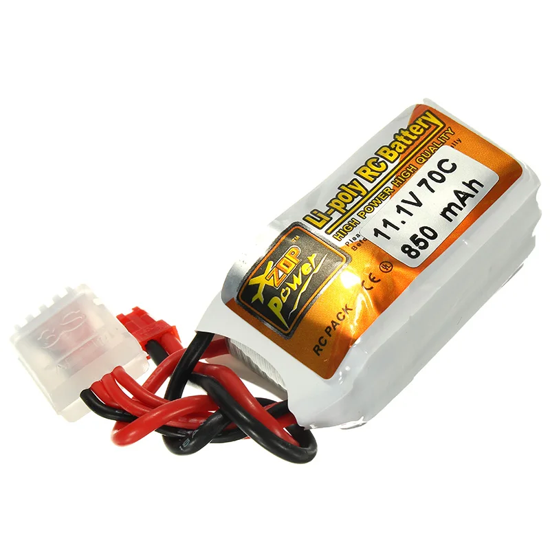 Высокое качество ZOP power 11 1 V 850 mah 70C 3 S Lipo батарея с JST Plug перезаряжаемые Li po батареи