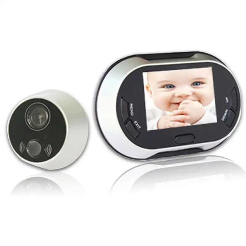 

New Wide Angle 3.5" TFT LCD Digital Peephole Viewer Doorbell Door Eye Video Camera+Picture Mini Household Electronic Doorbell