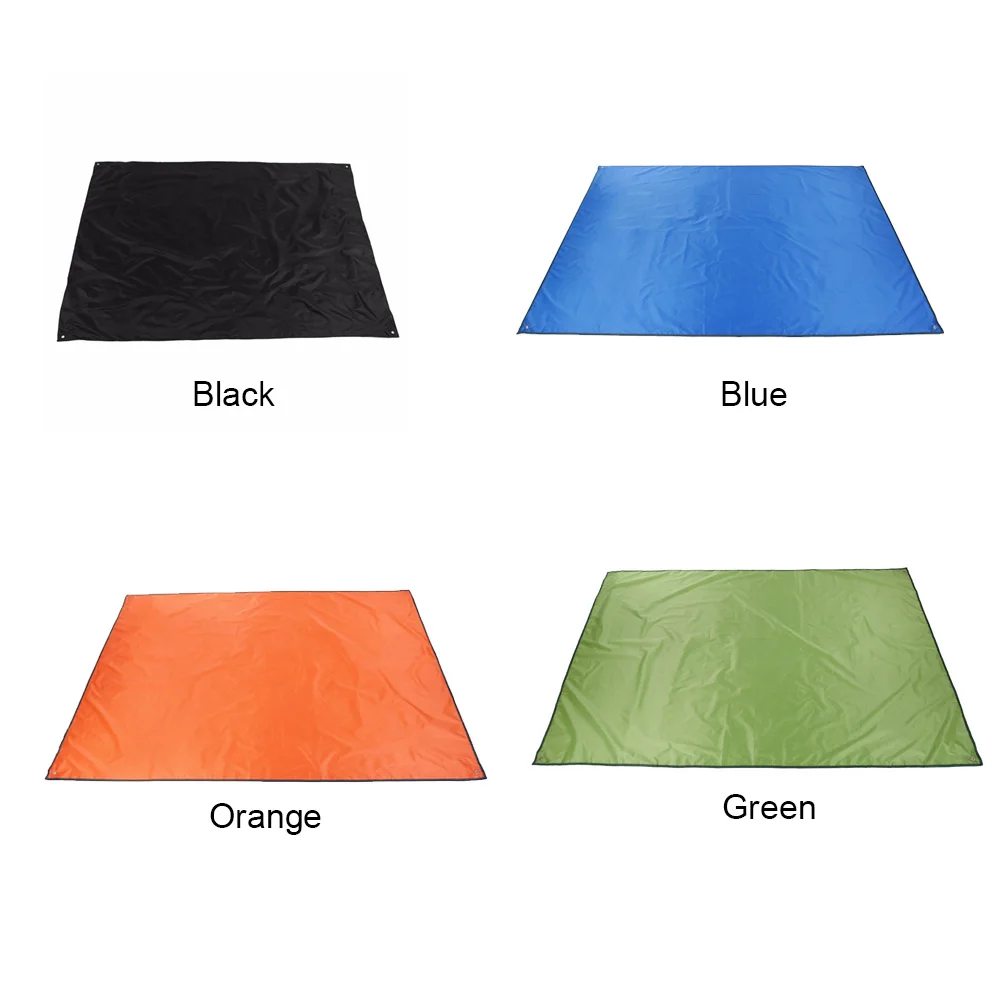 Waterproof Outdoor Camping Mat Beach Picnic Blanket Foldable Ground Cover Pad Floor Tarp Tent Footprint(Green 100*150