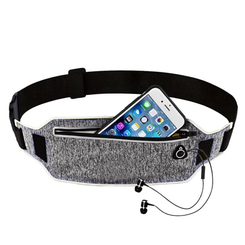 

Men Women Multifunction Sport Phone Bag Unisex Waterproof Anti-theft Slim Invisible Waist Bag 2019 New Outdoor Running Belt Bag