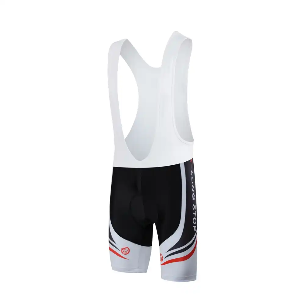 white cycling bib shorts