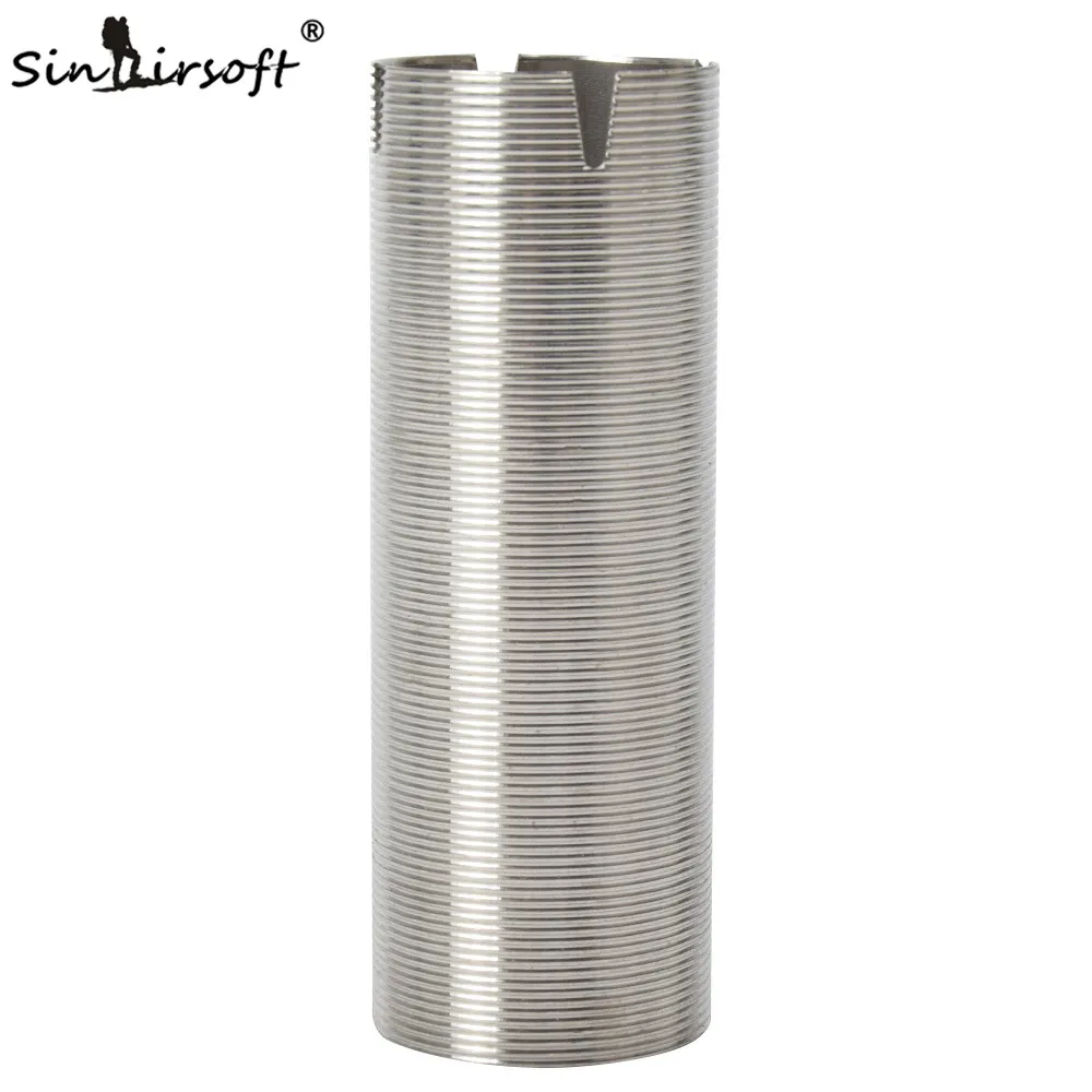SINAIRSOFT Horizotal Thread Stainless Steel Cylinder Type-3 for 55-509 Airsoft AEG Gearbox smooth inner SA0302